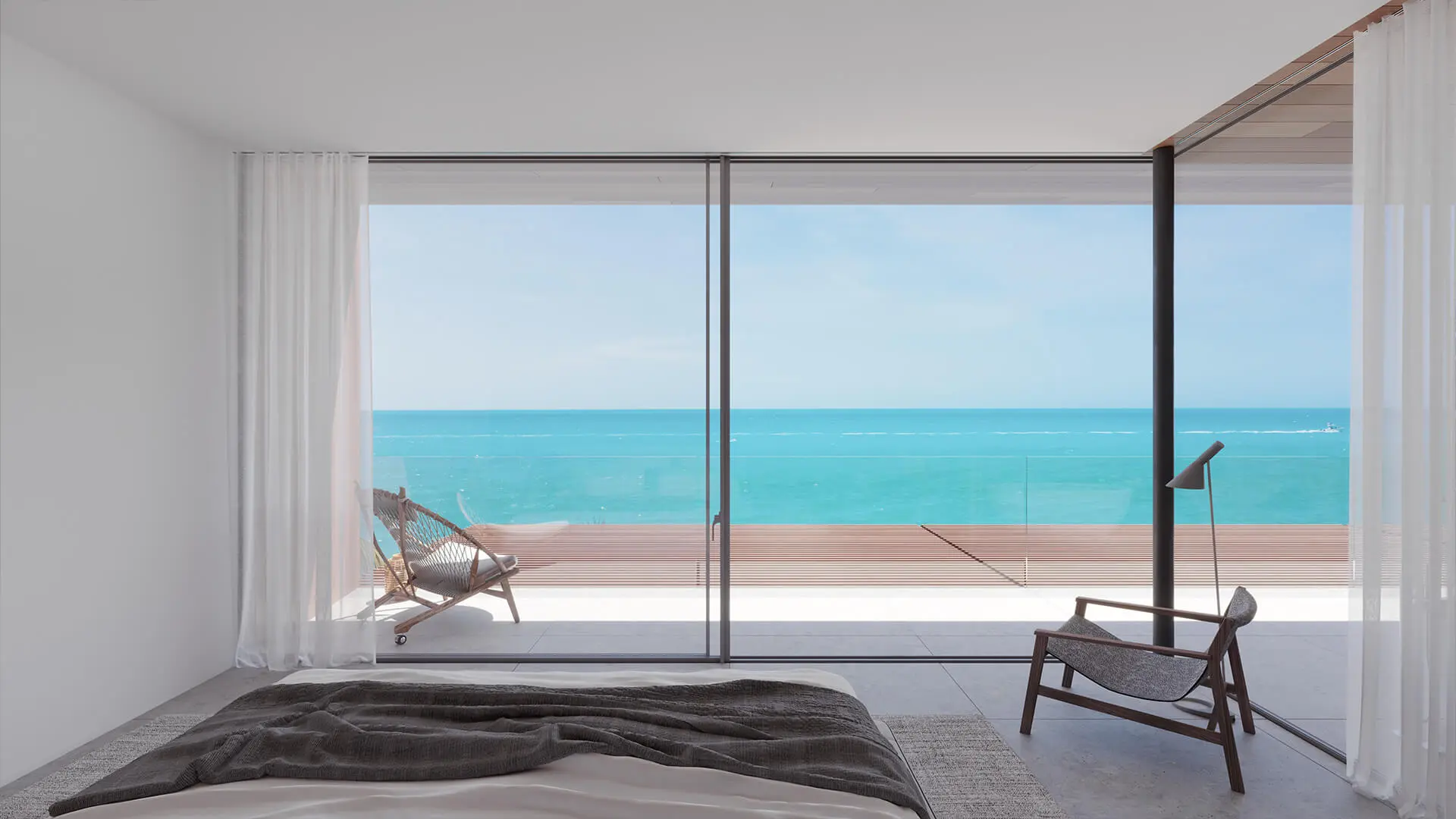 master bedroom sea view